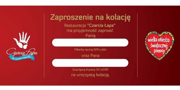 Wylicytuj niezwykłą kolację w Czarciej Łapie 