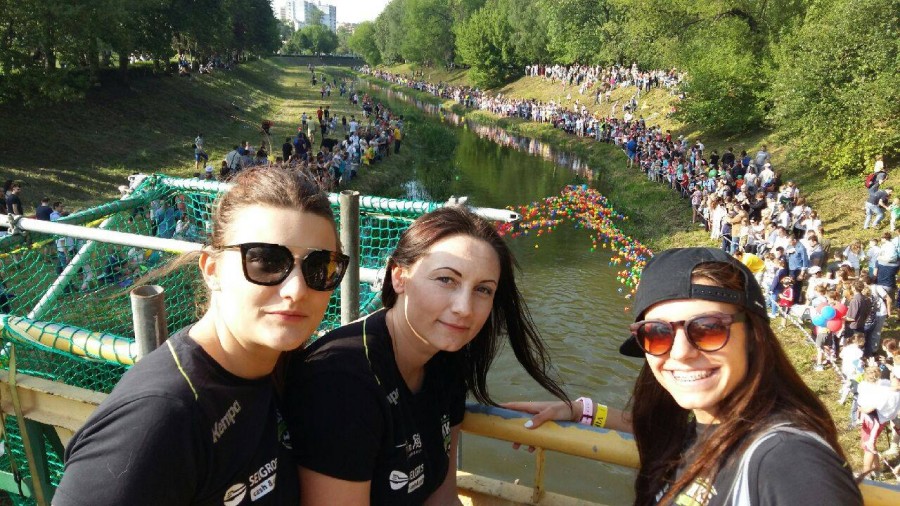 Zawodniczki MKS Selgros na Wyścigu Kaczek