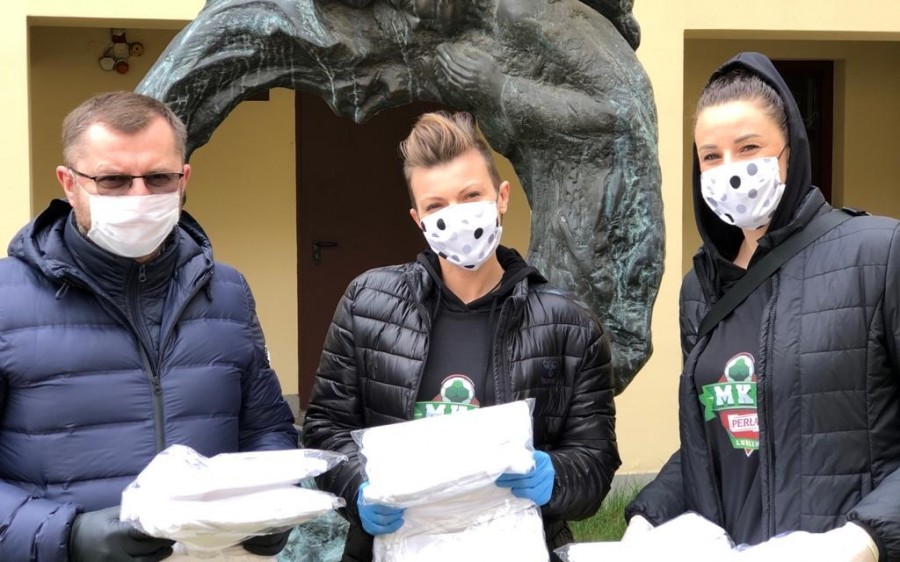 Przekazaliśmy maseczki lubelskiemu Caritas