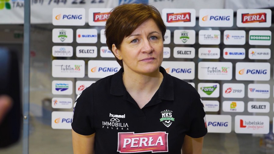 Monika Marzec i Kinga Achruk po piątkowej wygranej